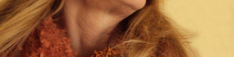 Orange wool soul scarf lady