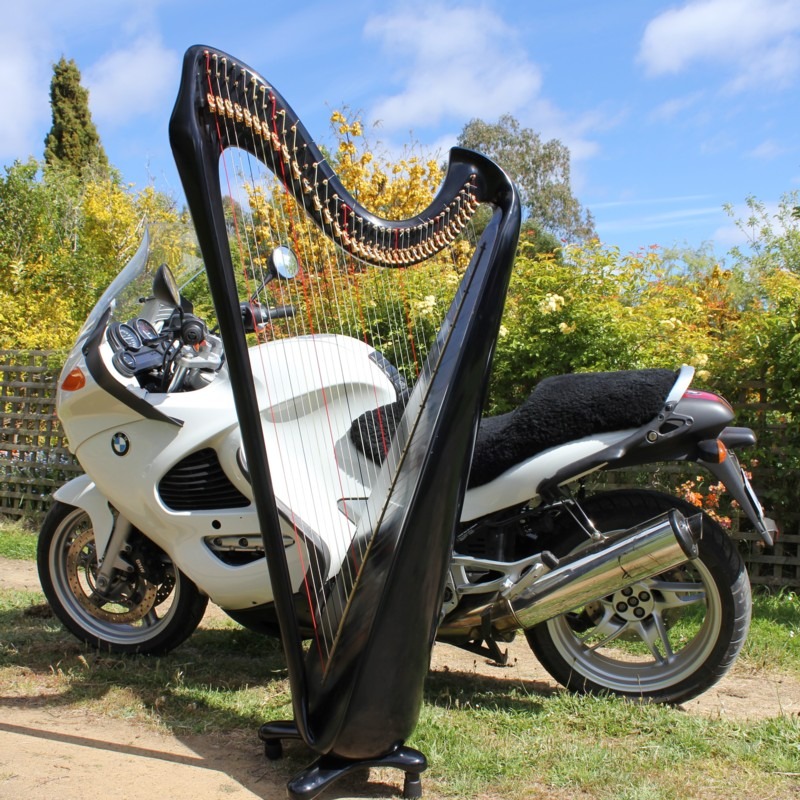 Black Formal Harp