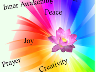 Colour Creativity prayer joy awakening lotus